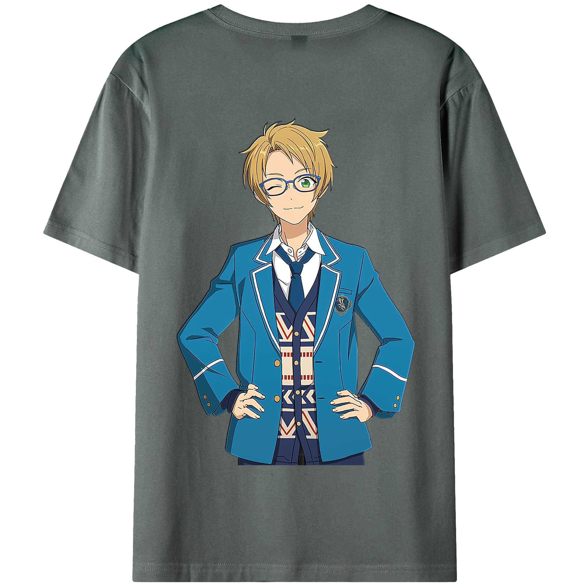 （画像用） あんさんぶるスターズ! Ensemble Stars 綿100％半袖Tシャツ（背面プリント）
